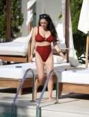 Casey Batchelor Booty in Bikini on Holiday in Ibiza