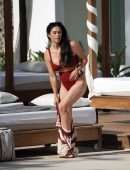 Casey Batchelor Booty in Bikini on Holiday in Ibiza