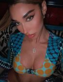 Chantel Jeffries Photoshoot in Tiny Polka Dot Dress