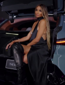 Ciara Cleavage at BMW Event in Art Basel in Miami Beach