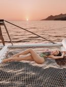 Demi Rose Mawby Photoshoot in Bikini at Beach
