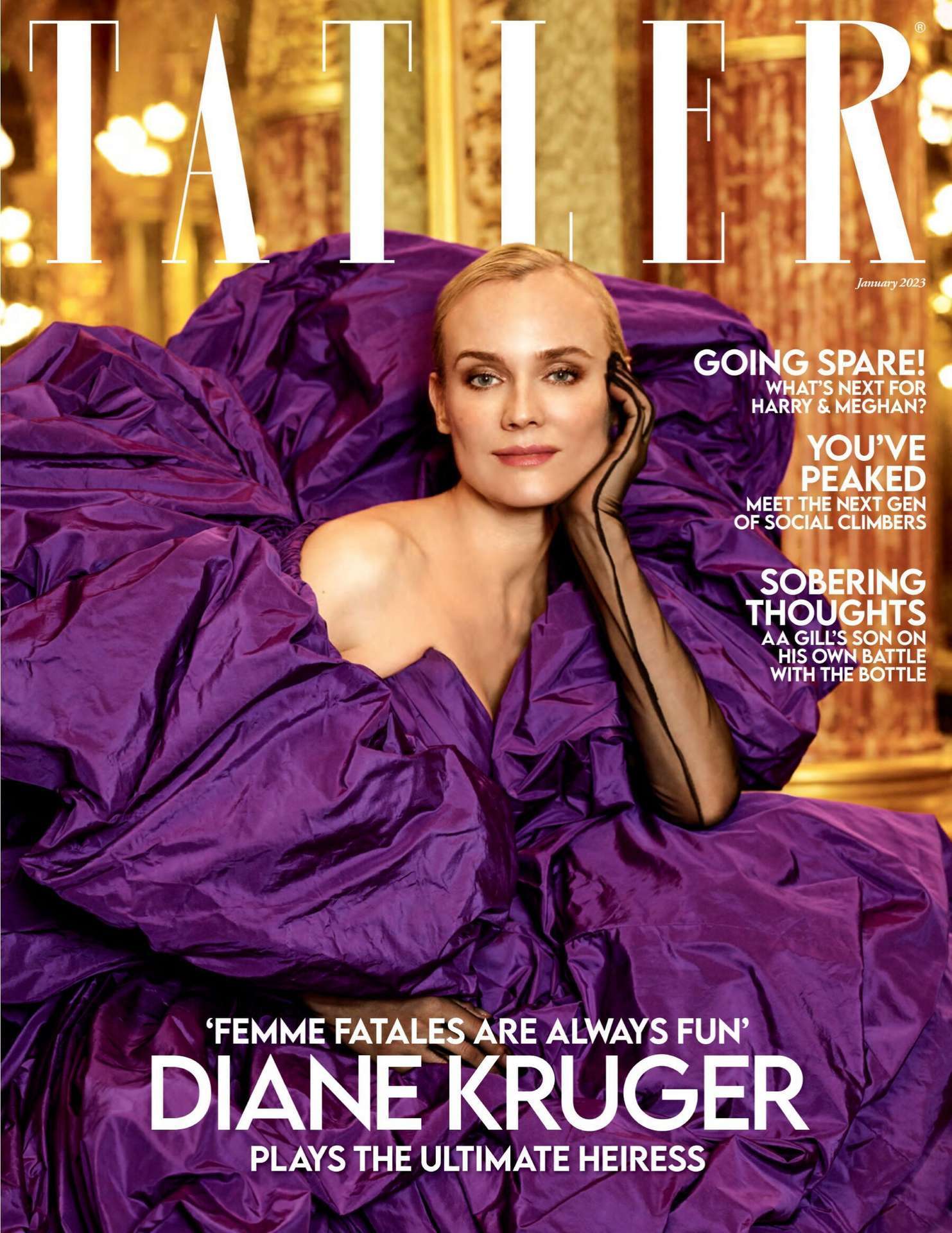 Diane Kruger in Tatler Magazine - January 2023