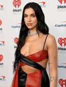 Dua Lipa Cleavage at KIIS FM's iHeartRadio Jingle Ball in California