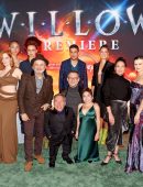 Ellie Bamber at the Screening of the “Willow” in an Open Jacket in Hollywood