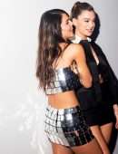 Hailee Steinfeld and Eiza Gonzalez at the Prada Art Basel Party in Miami