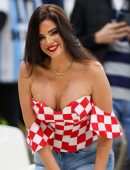 Ivana Knoll Cleavage, and Kissing at FIFA World Cup 2022 in Doha