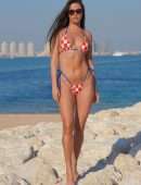 Ivana Knoll Booty in Bikini at a Beach in Doha