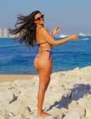 Ivana Knoll Booty in Bikini at a Beach in Doha