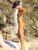 Izabel Goulart Booty in Thong Bikini in St Barths