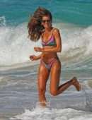 Izabel Goulart Booty in Bikini at the Beach in St Barts