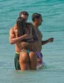 Izabel Goulart Booty in Bikini at the Beach in St Barts