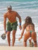 Izabel Goulart Booty in Bikini at the Beach in St Barts