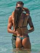 Izabel Goulart Booty in Bikini at the Beach in St Barts