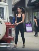 Jamie Chung in Workout Outfit in Los Angeles