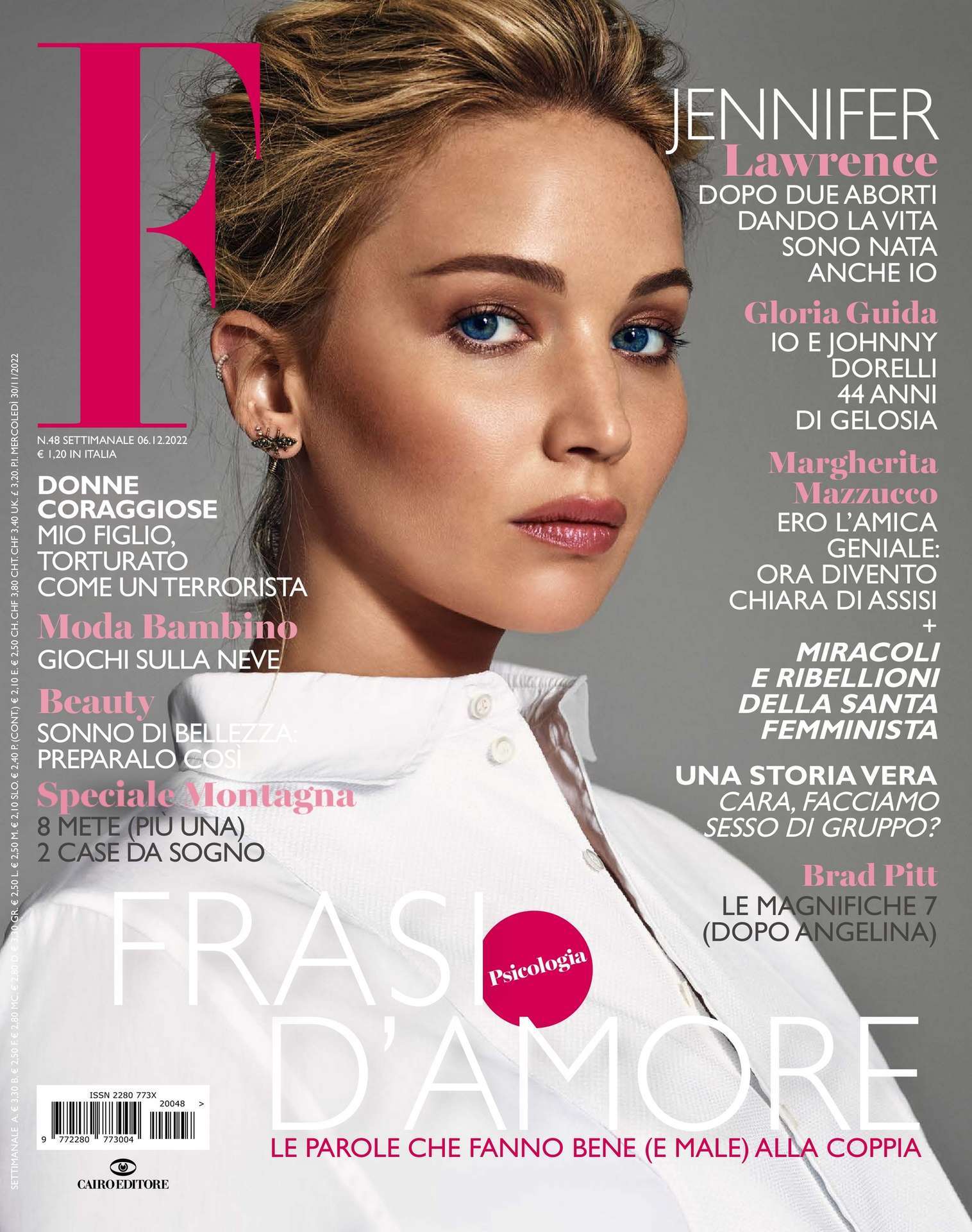 Jennifer Lawrence in F Magazine - December 2022