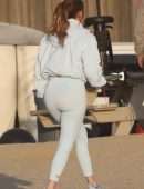 Jennifer Lopez Booty for a Beach Photoshoot in Malibu
