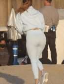 Jennifer Lopez Booty for a Beach Photoshoot in Malibu