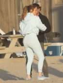 Jennifer Lopez Booty for a Beach Photoshoot in Malibu