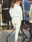 Jennifer Lopez Booty for a Beach Photoshoot in Malibu