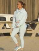 Jennifer Lopez Booty for a Beach Photoshoot in Malibu