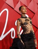 Jourdan Dunn in a See-Through Dress at Fashion Awards 2022 in London
