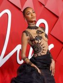 Jourdan Dunn in a See-Through Dress at Fashion Awards 2022 in London