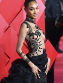 Jourdan Dunn in a See-Through Dress at Fashion Awards 2022 in London