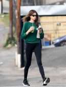Kaia Gerber in Leggings, Heading to Workout in Los Angeles