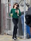Kaia Gerber in Leggings, Heading to Workout in Los Angeles