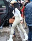 Lauren Sanchez Leaving Kemo Sabe Store in Aspen