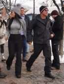 Lauren Sanchez Leaving the Paradise Bakery and Cafe in Aspen