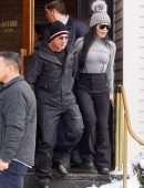 Lauren Sanchez Leaving the Paradise Bakery and Cafe in Aspen