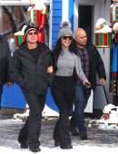 Lauren Sanchez Leaving the Paradise Bakery and Cafe in Aspen
