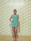 Lily Chee and Olivia Ponton at Villa Balmain at Miami Art Basel