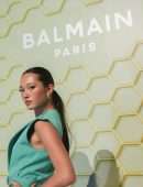Lily Chee and Olivia Ponton at Villa Balmain at Miami Art Basel