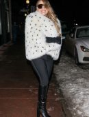 Mariah Carey in Black Jeans, Night Out in Aspen