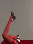 Milly Alcock Leggy and Cleavage in Nodaleto Campaign 2022