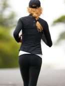 Nicole Kidman in Tights for a Morning Run in Sydney