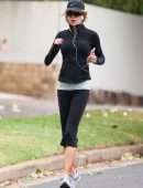 Nicole Kidman in Tights for a Morning Run in Sydney