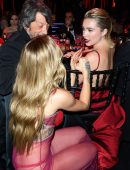 Rita Ora Booty in Red See-Through Dress at The Fashion Awards 2022 Royal Albert Hall in London