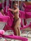 Tallia Storm in Bikini at Sandy Lane Hotel Beach in Barbados