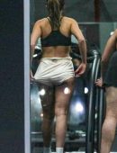 Addison Rae Booty in Short Shorts at Gym in Beverly Hills