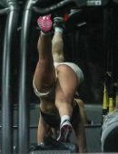 Addison Rae Booty in Short Shorts at Gym in Beverly Hills