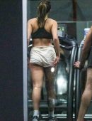 Addison Rae Booty in Short Shorts at Gym in Beverly Hills
