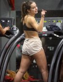 Addison Rae Booty in Short Shorts at Gym in Beverly Hills