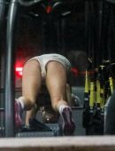Addison Rae Booty in Short Shorts at Gym in Beverly Hills