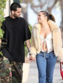 Addison Rae Cleavage Out in Los Angeles