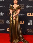 Amanda Seyfried at 28th Critics Choice Awards in Golden Dress in LA