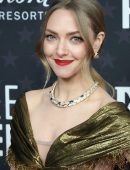 Amanda Seyfried at 28th Critics Choice Awards in Golden Dress in LA