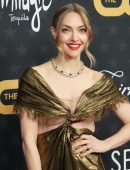 Amanda Seyfried at 28th Critics Choice Awards in Golden Dress in LA